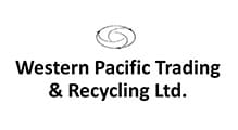 A black and white logo of eastern pacific trading & recycling ltd.