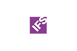 A purple square with the word ifs in it.