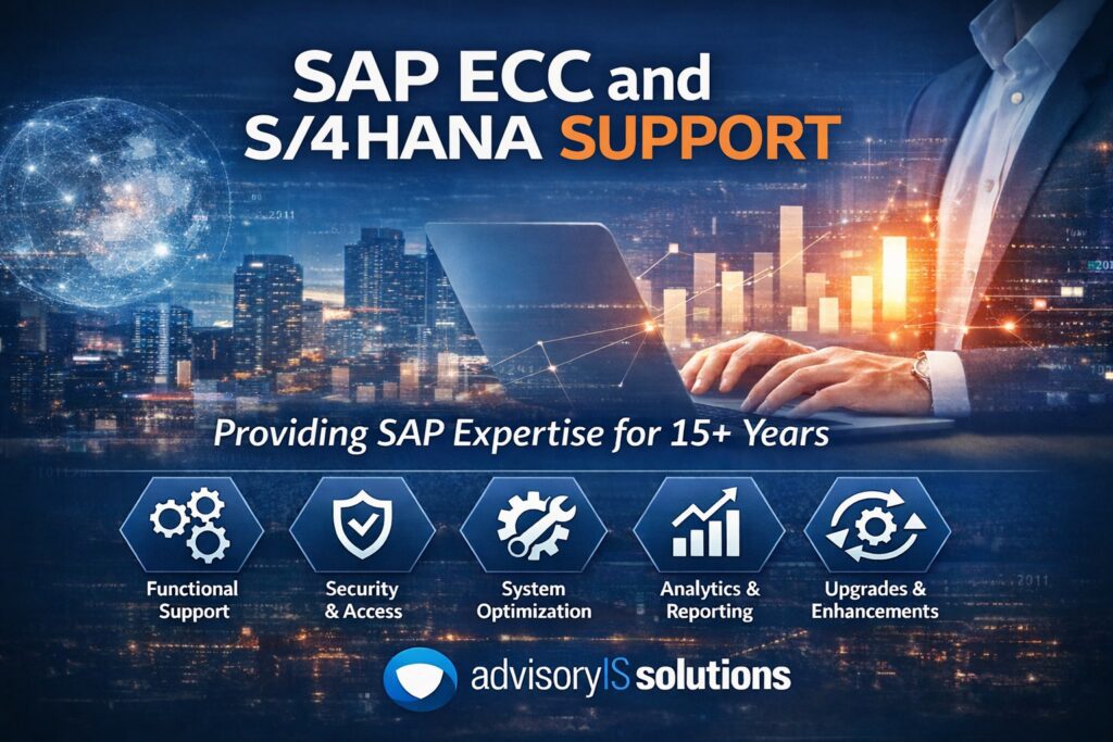 SAP ECC and S/4HANA support services